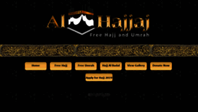 What Freehajjandumrah.com website looked like in 2023 (This year)