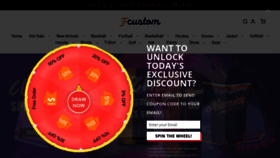 What Fcustom.com website looked like in 2023 (2 years ago)