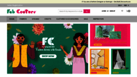 What Fabcouture.in website looked like in 2023 (This year)