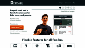 What Famzoo.com website looked like in 2023 (This year)