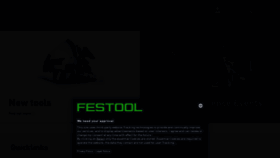 What Festoolusa.com website looked like in 2023 (This year)