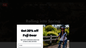 What Fujibikes.com website looked like in 2023 (This year)