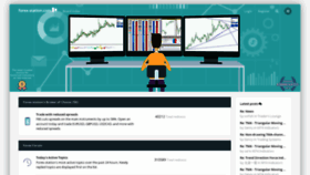 What Forex-station.com website looked like in 2023 (2 years ago)