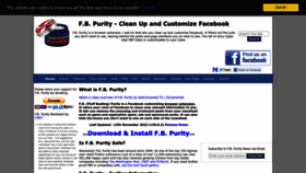 What Fbpurity.com website looked like in 2023 (This year)