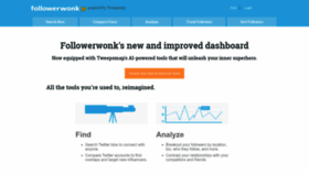 What Followerwonk.com website looked like in 2023 (This year)