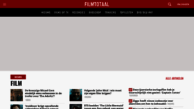 What Filmtotaal.nl website looked like in 2023 (This year)