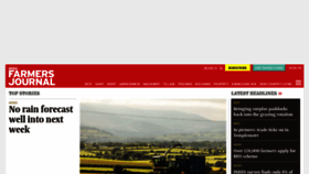 What Farmersjournal.ie website looked like in 2023 (This year)