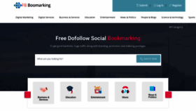 What Freebookmarkingsubmission.net website looked like in 2023 (This year)
