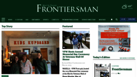 What Frontiersman.com website looked like in 2023 (This year)