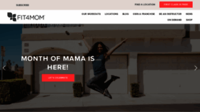 What Fit4mom.com website looked like in 2023 (This year)