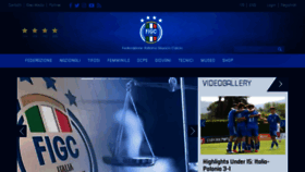 What Figc.it website looked like in 2023 (3 years ago)