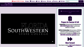 What Fsw.edu website looked like in 2023 (This year)