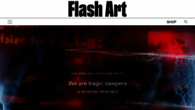 What Flash---art.com website looked like in 2023 (This year)