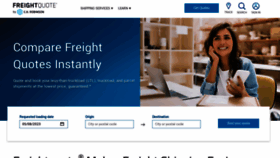 What Freightquote.com website looked like in 2023 (This year)