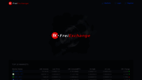 What Freiexchange.com website looked like in 2023 (This year)