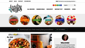 What Familyfreshmeals.com website looked like in 2023 (This year)
