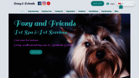 What Foxyandfriends.net website looked like in 2023 (This year)
