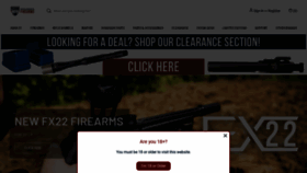 What Faxonfirearms.com website looked like in 2023 (This year)