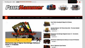 What Fauxhammer.com website looked like in 2023 (This year)