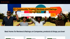 What Five.reviews website looked like in 2023 (This year)