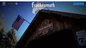 What Frankenmuth.org website looked like in 2023 (This year)