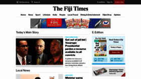 What Fijitimes.com.fj website looked like in 2023 (This year)