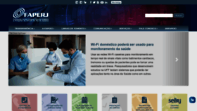What Faperj.br website looked like in 2023 (This year)