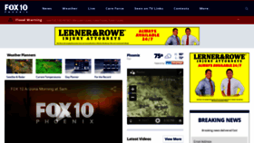 What Fox10phoenix.com website looked like in 2023 (This year)