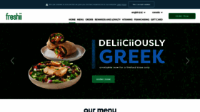 What Freshii.com website looked like in 2023 (This year)