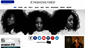 What Fashionsfinest.com website looked like in 2023 (This year)