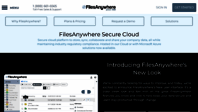 What Filesanywhere.com website looked like in 2023 (This year)