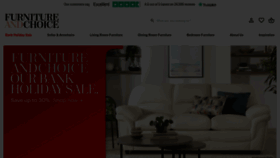 What Furniturechoice.co.uk website looked like in 2023 (This year)