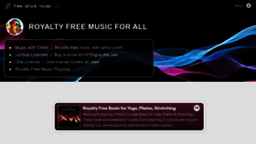 What Free-stock-music.com website looked like in 2023 (This year)
