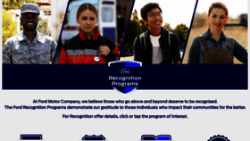 What Fordsalutesthosewhoserve.com website looked like in 2023 (This year)