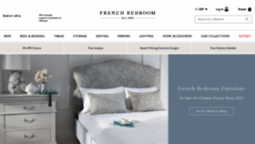 What Frenchbedroomcompany.co.uk website looked like in 2023 (This year)