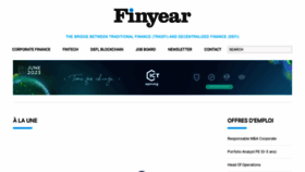 What Finyear.com website looked like in 2023 (This year)