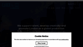 What Filmlondon.org.uk website looked like in 2023 (This year)