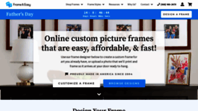What Frameiteasy.com website looked like in 2023 (This year)