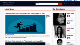 What Fractovia.org website looked like in 2023 (This year)