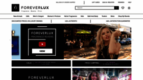 What Foreverlux.com website looked like in 2023 (This year)