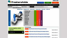 What Freshersadda.com website looked like in 2023 (This year)