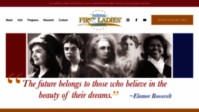 What Firstladies.org website looked like in 2023 (This year)