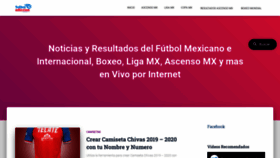 What Futboladiccion.com website looked like in 2023 (This year)