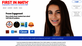 What Firstinmath.com website looked like in 2023 (This year)