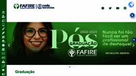 What Fafire.br website looked like in 2023 (This year)