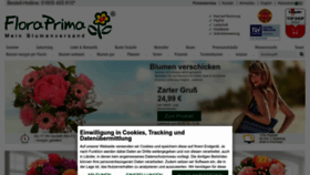 What Floraprima.de website looked like in 2023 (This year)