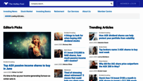 What Fool.com.au website looked like in 2023 (2 years ago)