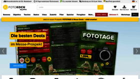 What Fotokoch.de website looked like in 2023 (This year)