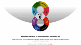 What Factor8assessment.com website looked like in 2023 (This year)