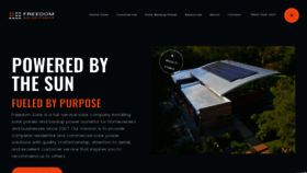 What Freedomsolarpower.com website looked like in 2023 (This year)